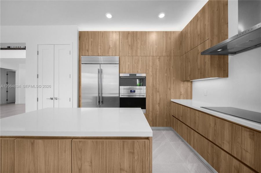 Furnished interior view inside a new home in , Miami (Image 12).