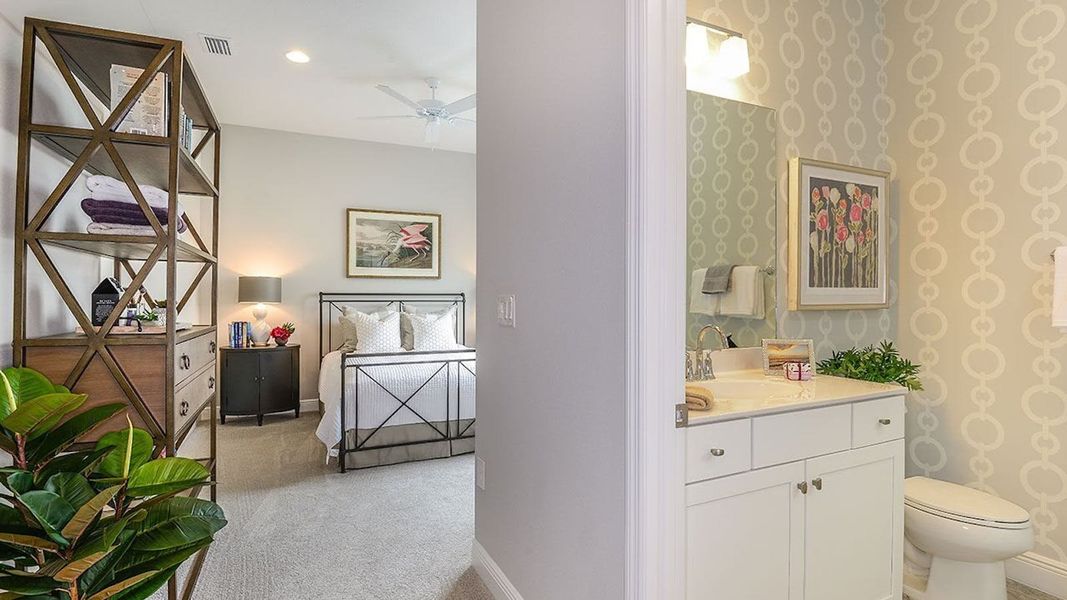 Furnished interior view inside a new home in Grand Palm Real Estate and Homes for Sale in Venice, FL - Neal Communities, Venice (Image 10).