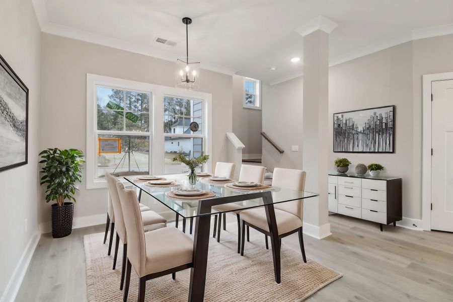 Representative furnished interior of a home built from the Ashbourne II by Great Southern Homes in Collins Cove, Chapin (Image 9).