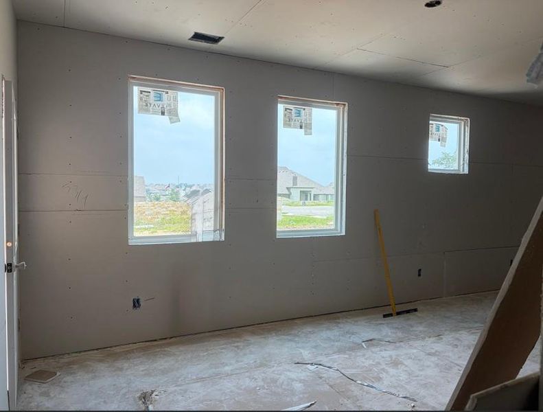 In-progress construction of a new home in La Cima, San Marcos, TX (Image 7).