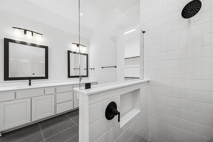 Furnished interior view inside a new home in Karis - Village Series, Crowley (Image 10). Furnished interior view inside a new home in Karis - Village Series, Crowley (Image 10).