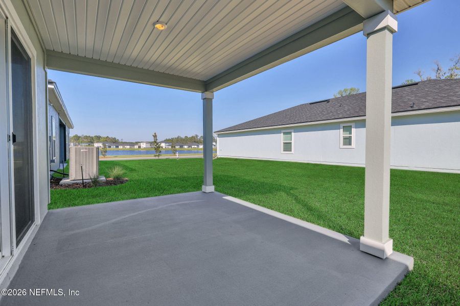 Exterior details and patio area of a home in Wilford Oaks, Orange Park (Image 4).