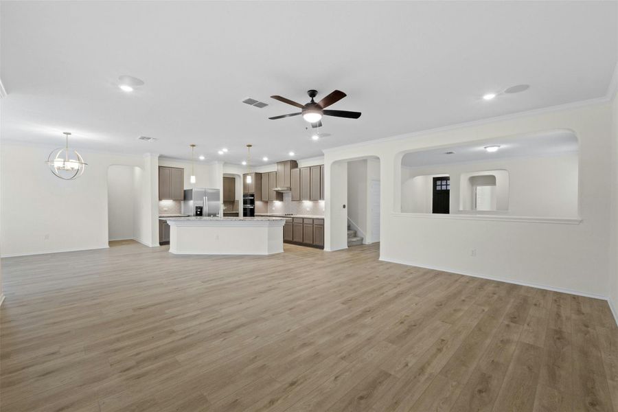 Spacious, unfurnished interior of a new home in McKinney Crossing, Austin (Image 24). Spacious, unfurnished interior of a new home in McKinney Crossing, Austin (Image 24).