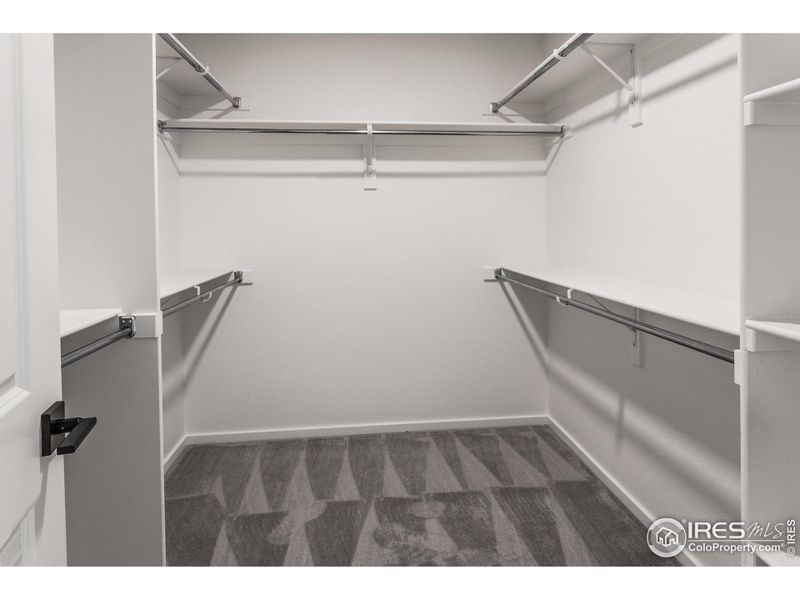 MASTER BEDROOM WALK IN CLOSET