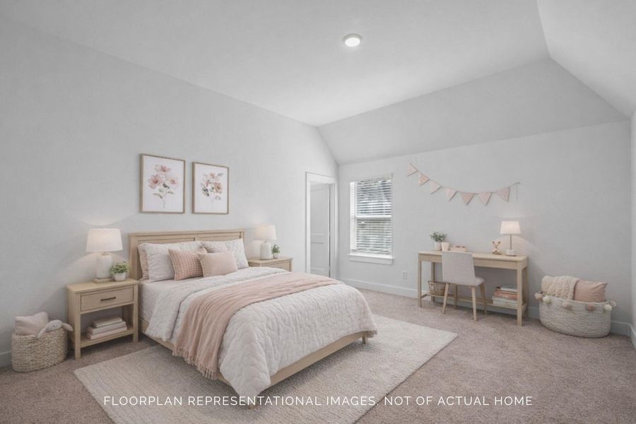 Furnished interior view inside a new home in Sorella, Tomball (Image 7).