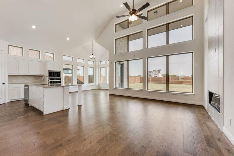 Furnished interior view inside a new home in Park Trails, Forney (Image 8). Furnished interior view inside a new home in Park Trails, Forney (Image 8).