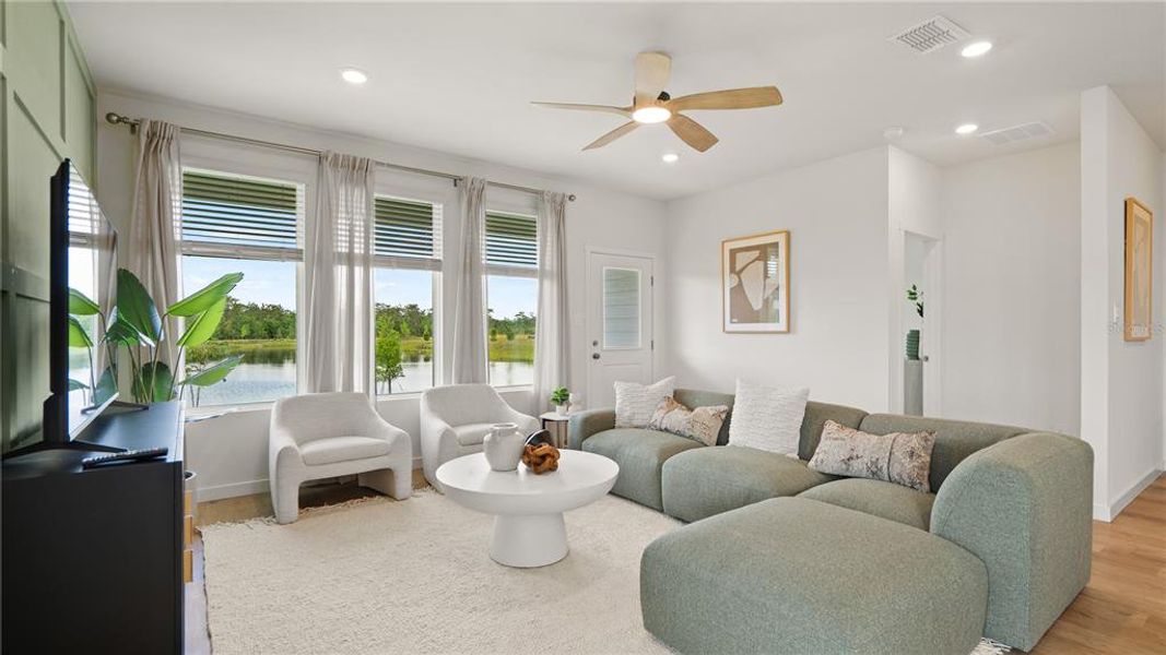 Furnished interior view inside a new home in , St. Cloud (Image 4).