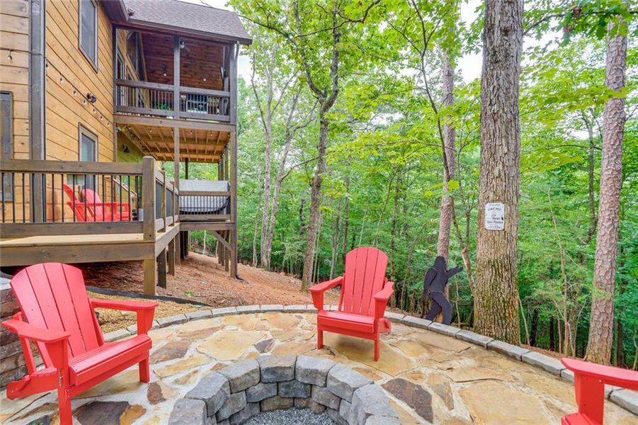 Exterior details and patio area of a home in , Ellijay (Image 29). Exterior details and patio area of a home in , Ellijay (Image 29).