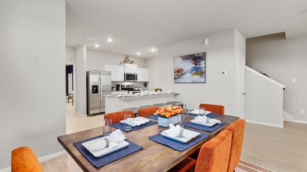 Furnished interior view inside a new home in Orchard Village, Fort Worth (Image 8).