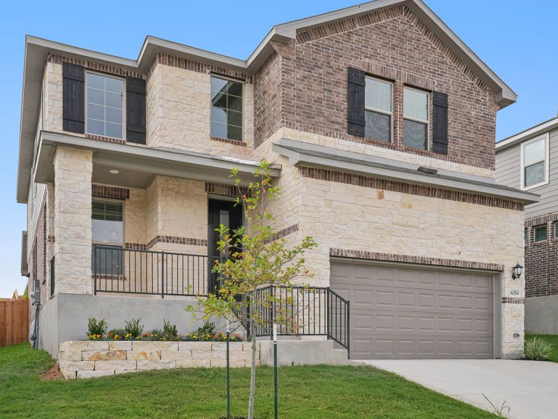 Front elevation C of the Medina in a Meritage Homes community. Front elevation C of the Medina in a Meritage Homes community.