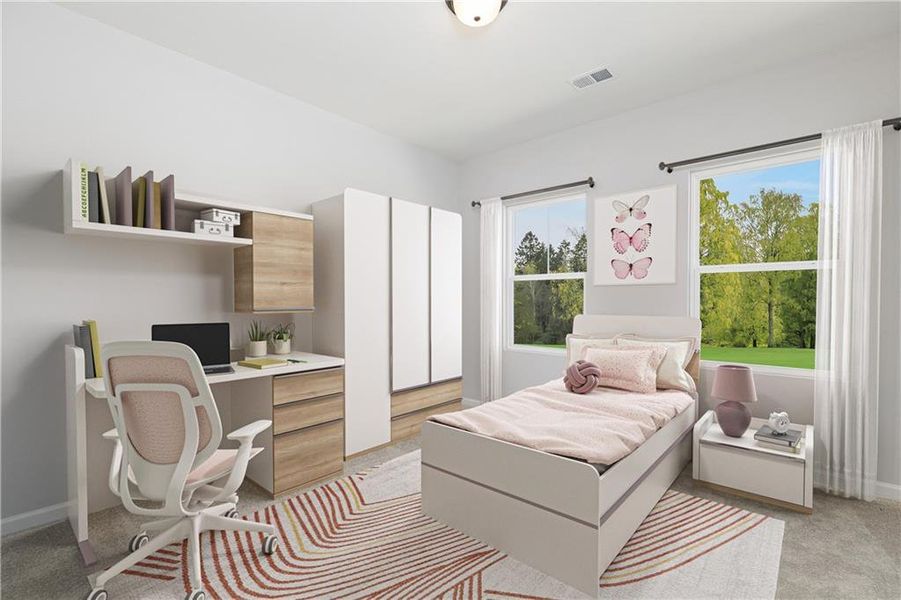 Furnished interior view inside a new home in The Beacon at Old Peachtree Single Family Homes, Lawrenceville (Image 8).