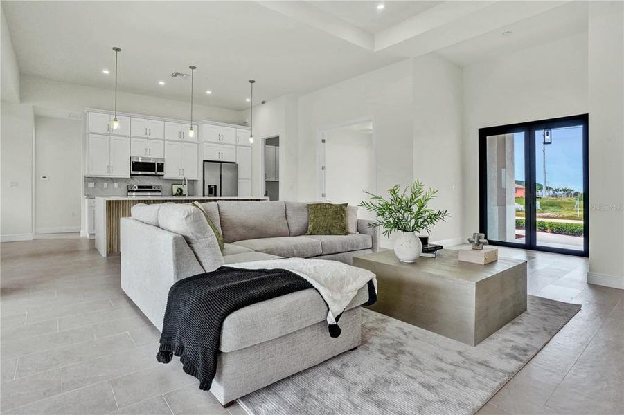 Furnished interior view inside a new home in , Cape Coral (Image 7).