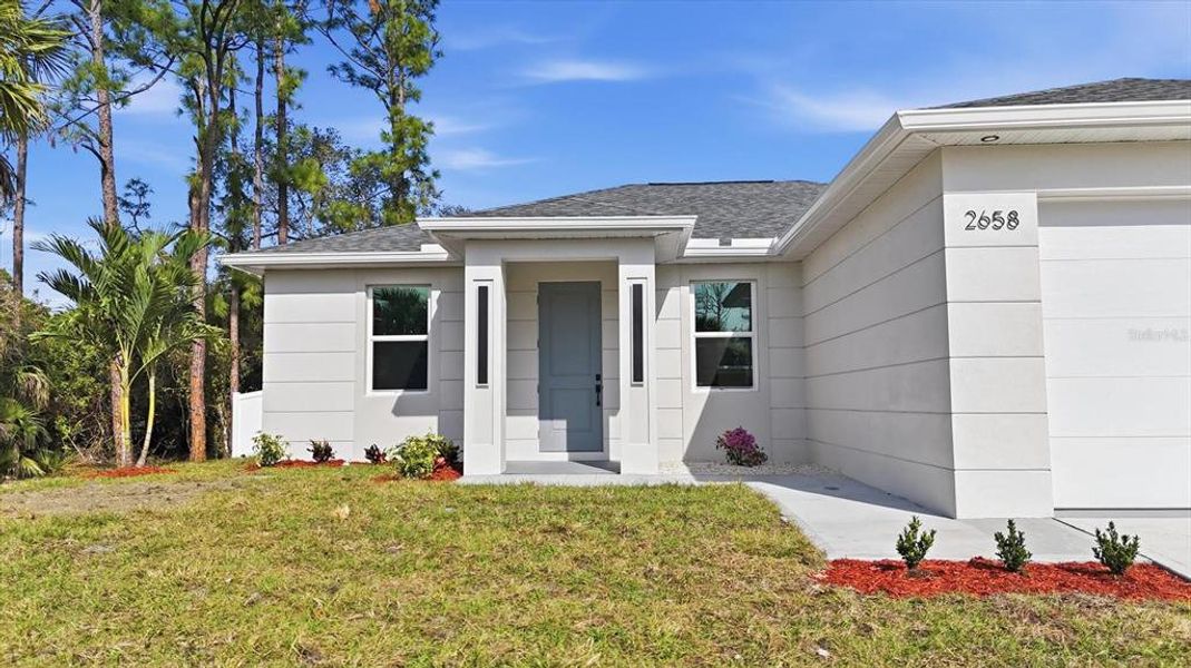 Exterior details and patio area of a home in , North Port (Image 25). Exterior details and patio area of a home in , North Port (Image 25).