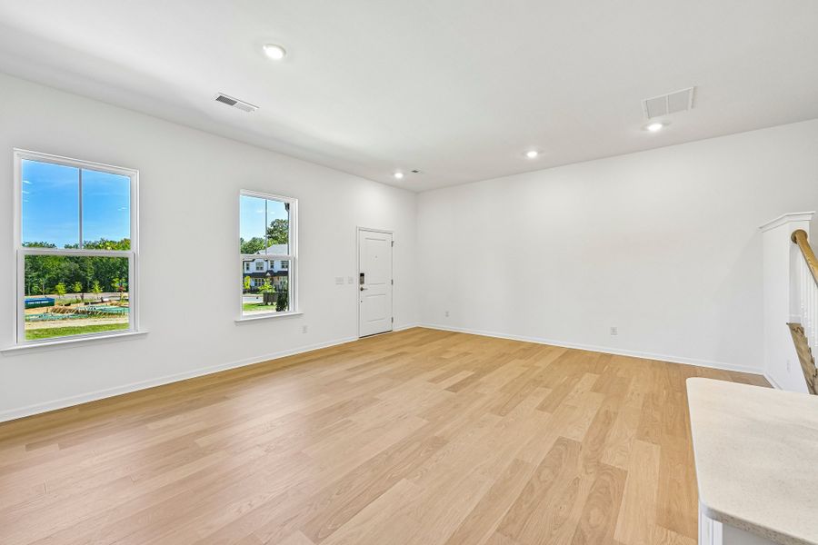 Spacious, unfurnished interior of a new home in Terraces at the Exchange, Fort Mill (Image 15).