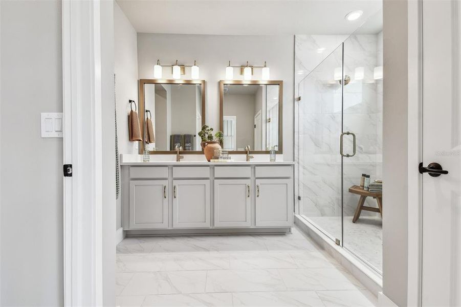Furnished interior view inside a new home in North River Ranch – Townhomes, Parrish (Image 22).