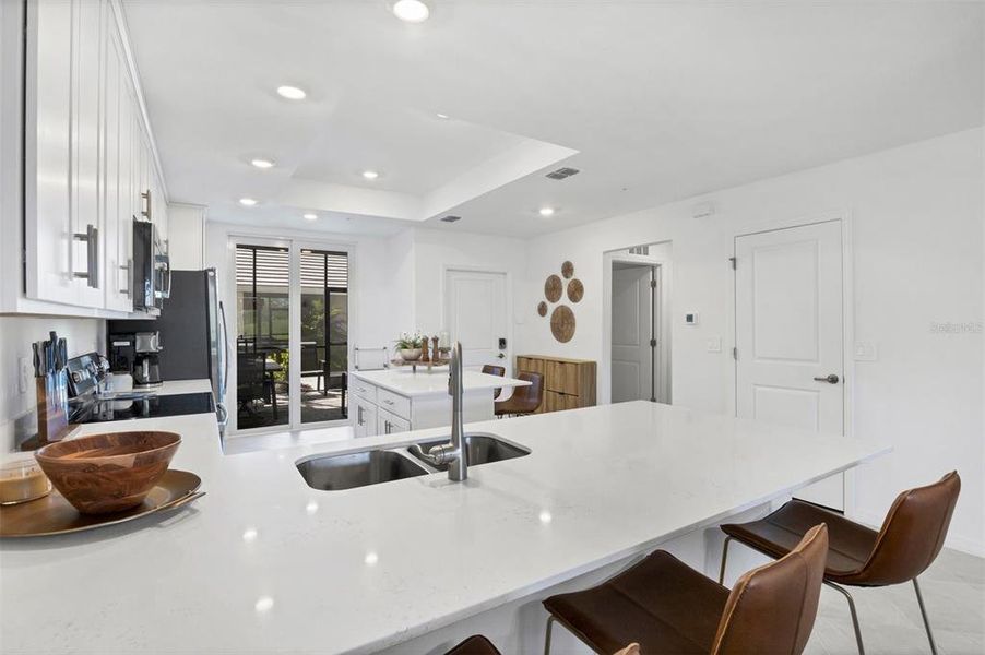 Furnished interior view inside a new home in , Venice (Image 4). Furnished interior view inside a new home in , Venice (Image 4).