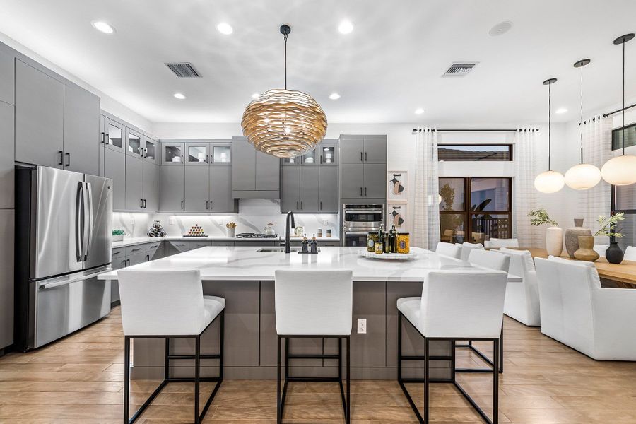 Furnished interior view inside a new home in Valencia Del Mar, Boynton Beach (Image 7).