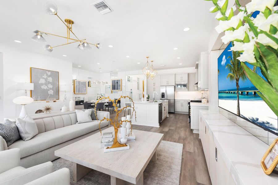Representative furnished interior of a home built from the Halo by GL Homes in Valencia Sky (55+), Naples (Image 9).