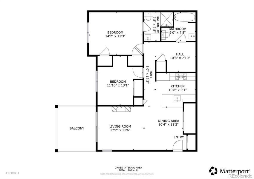 2D floor plan layout of this home in , Fraser, CO (Image 3). 2D floor plan layout of this home in , Fraser, CO (Image 3).