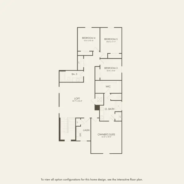 2D floor plan layout for the Talbot by Pulte Homes in Crescent Ridge, Apopka, FL (Image 3).