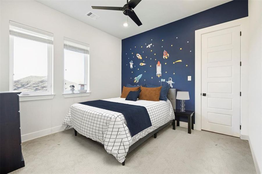 Furnished interior view inside a new home in , Flower Mound (Image 10).