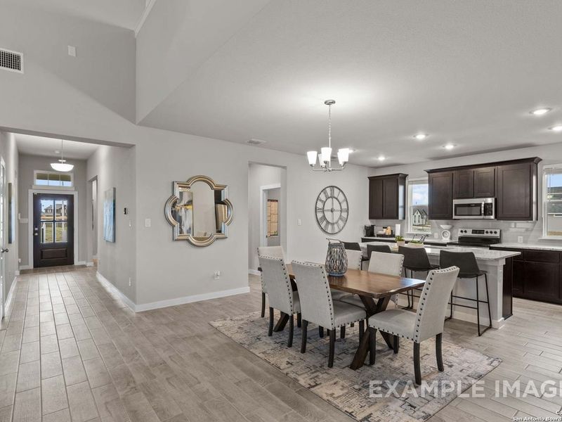 Furnished interior view inside a new home in Hannah Heights, Seguin (Image 6).