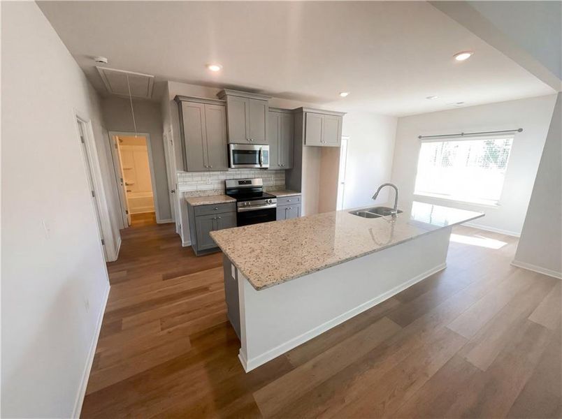 Furnished interior view inside a new home in , Grantville (Image 6).