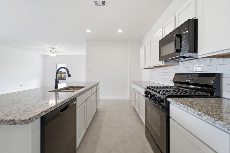Furnished interior view inside a new home in Harvest Pointe, Needville (Image 11).