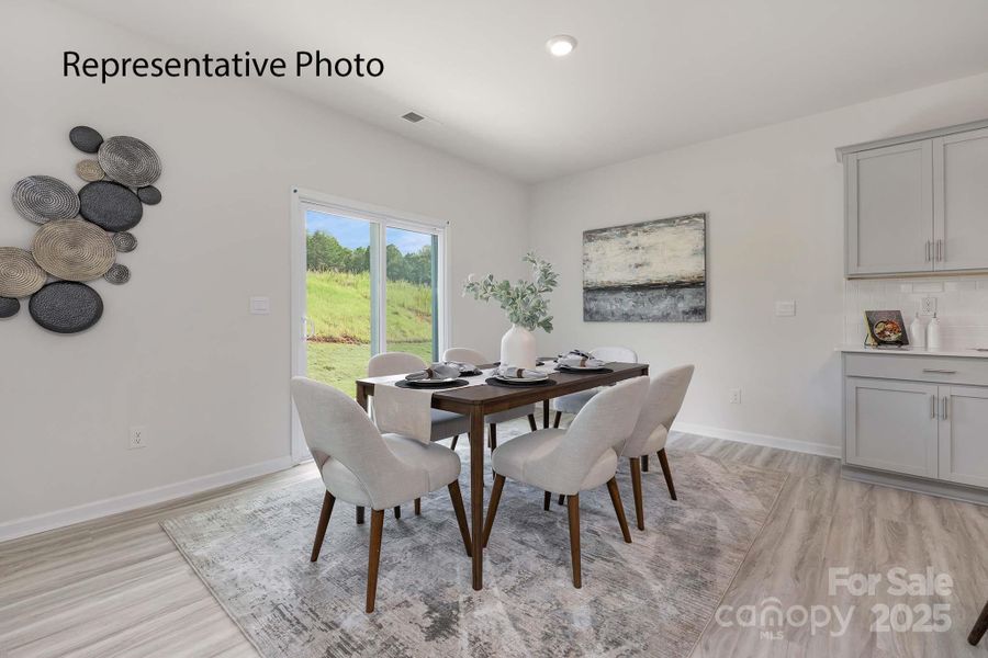 Furnished interior view inside a new home in Falls at Hickory, Hickory (Image 7).