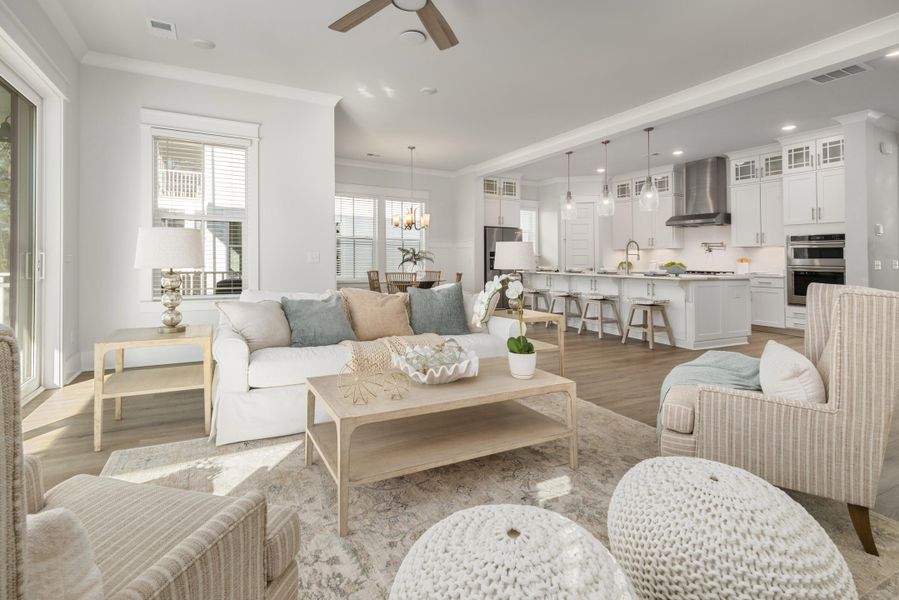Furnished interior view inside a new home in Wando Village, Charleston (Image 37).