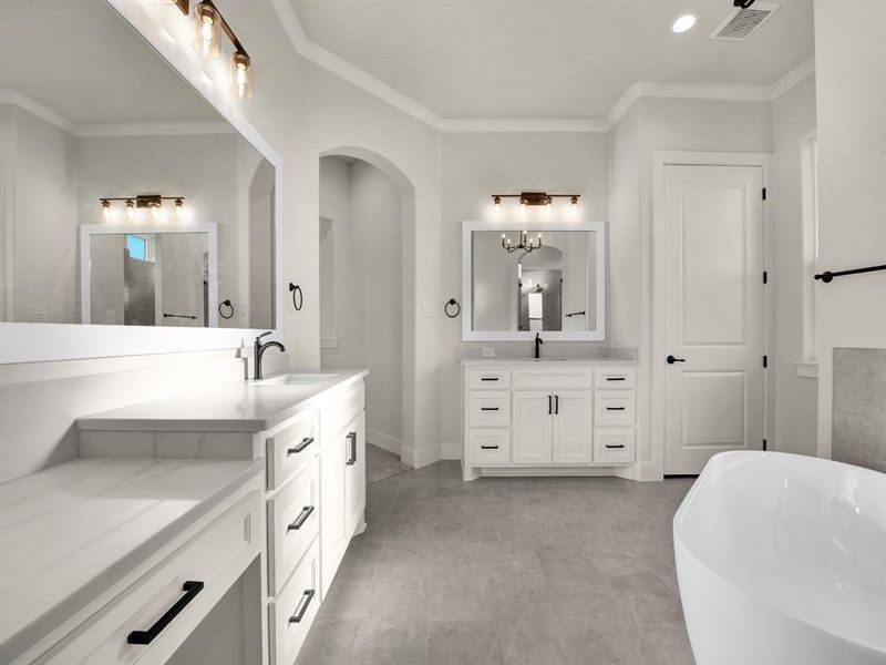 Furnished interior view inside a new home in , Weatherford (Image 5). Furnished interior view inside a new home in , Weatherford (Image 5).