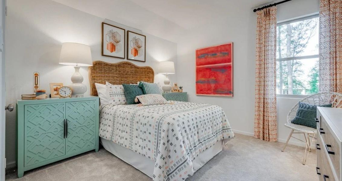 Furnished interior view inside a new home in Samara, League City (Image 7).