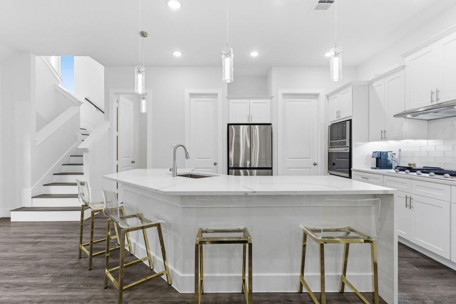 Furnished interior view inside a new home in , Houston (Image 17).