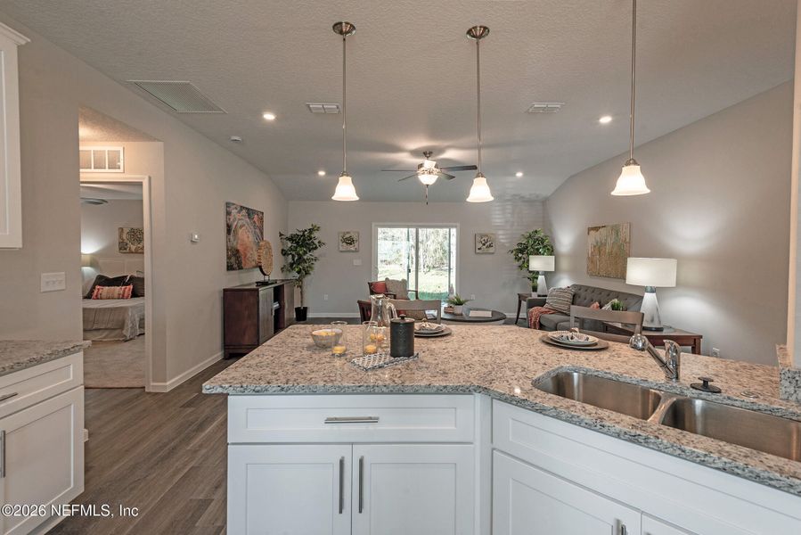 Furnished interior view inside a new home in , Jacksonville (Image 22).
