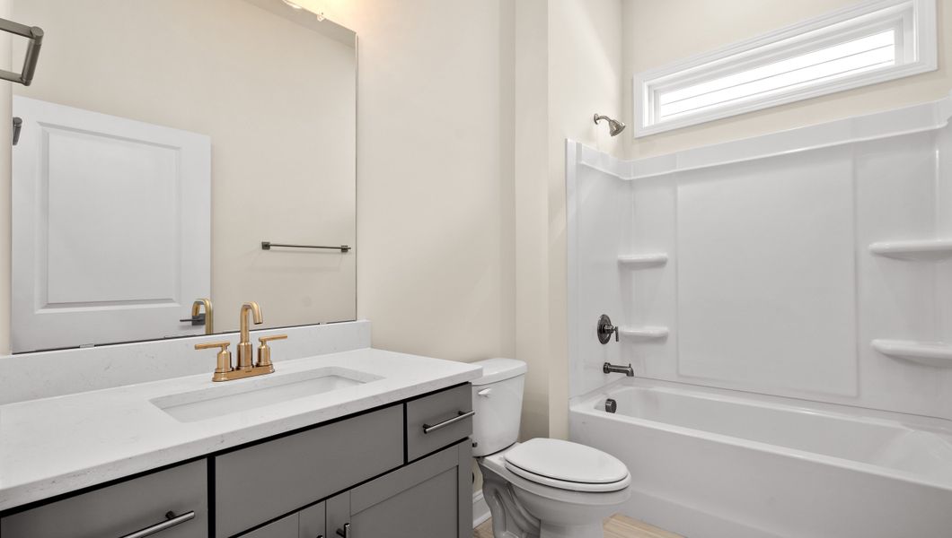 Furnished interior view inside a new home in Sunset Summits, Spartanburg (Image 10). Furnished interior view inside a new home in Sunset Summits, Spartanburg (Image 10).