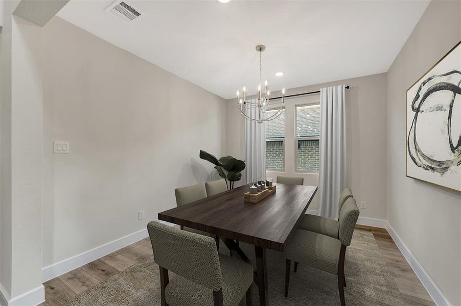 Furnished interior view inside a new home in Elevon, Lavon (Image 7). Furnished interior view inside a new home in Elevon, Lavon (Image 7).