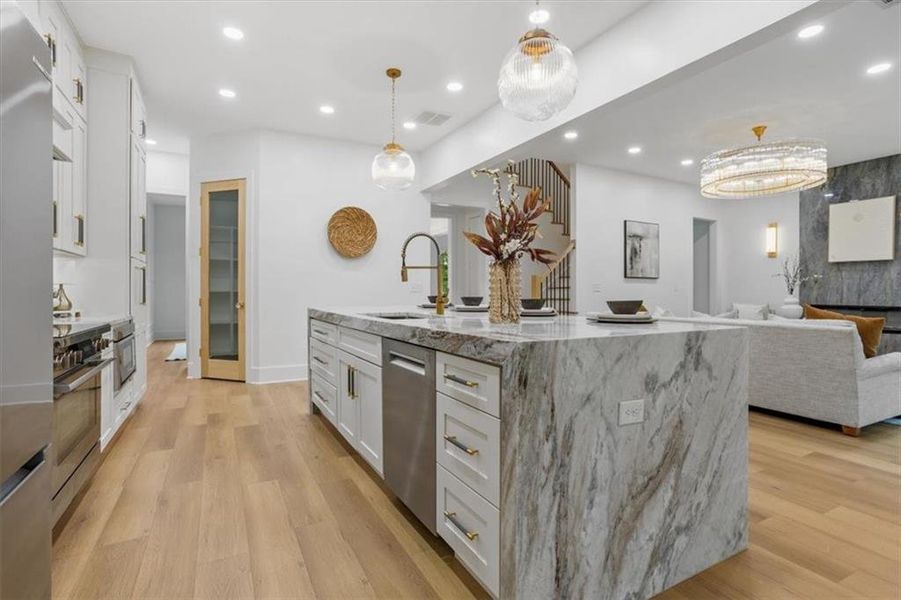Furnished interior view inside a new home in , Canton (Image 36).