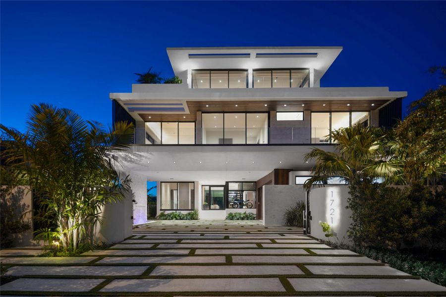 Front exterior of a new home in , Fort Lauderdale, FL, highlighting curb appeal (Image 31). Front exterior of a new home in , Fort Lauderdale, FL, highlighting curb appeal (Image 31).