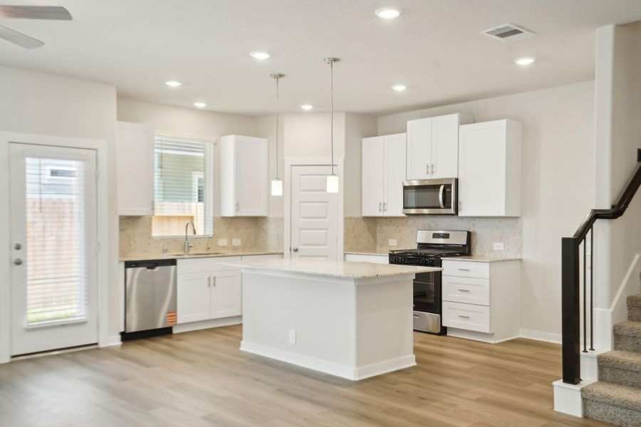 Photo is not of the actual home, but is an inspirational photo of builder’s model home and may depict options, furnishings, and/or decorator features that are not included
