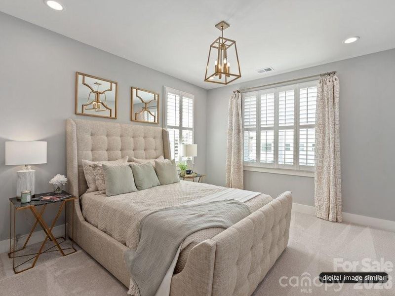 Upstairs Bedroom 3 with ensuite Bathroom