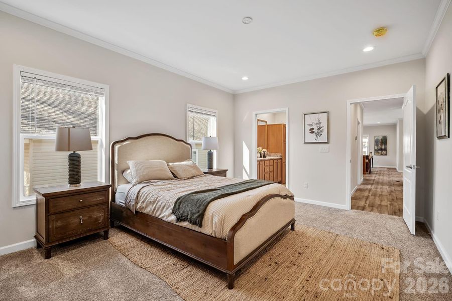 Furnished interior view inside a new home in , Asheville (Image 19).