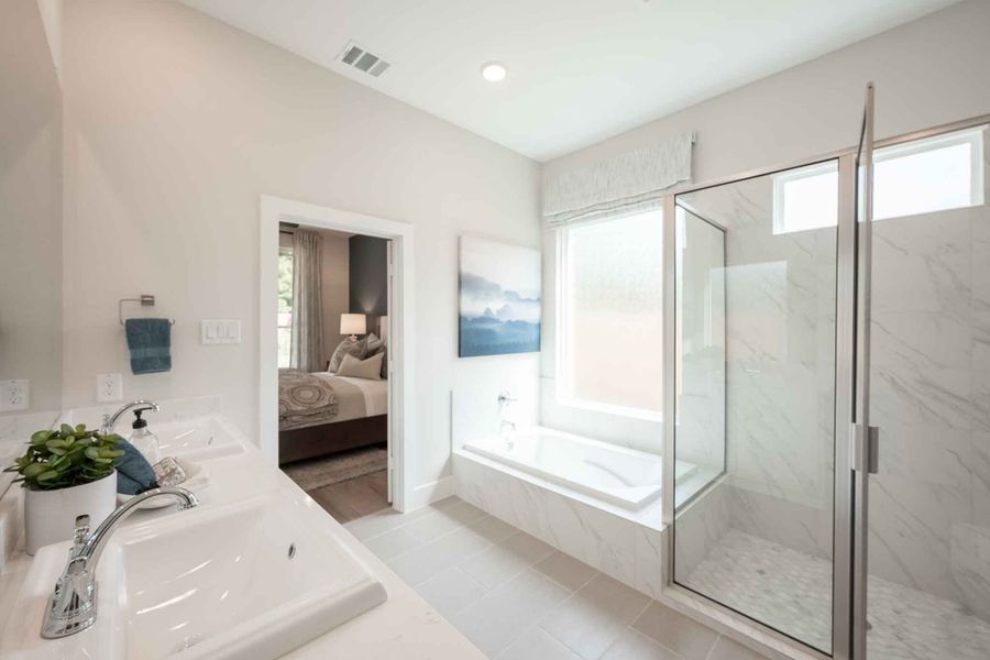 Furnished interior view inside a new home in Oakhill Reserve, Tomball (Image 10).