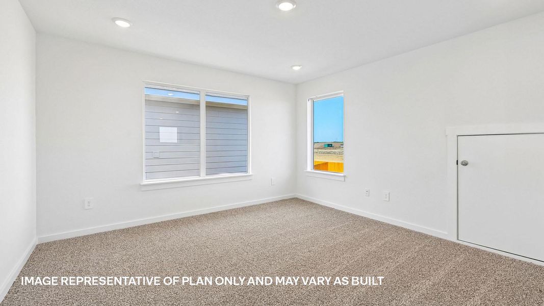 Spacious, unfurnished interior of a new home in Frontier, Mustang Ridge (Image 30). Spacious, unfurnished interior of a new home in Frontier, Mustang Ridge (Image 30).