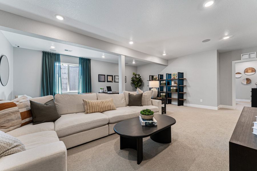 Representative furnished interior of a home built from the Windsor by Taylor Morrison in Macanta City Collection, Castle Rock (Image 44).