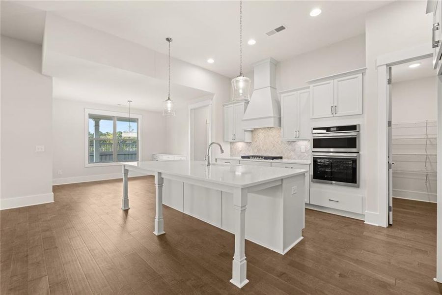 Furnished interior view inside a new home in Soleil Summit Chase, Snellville (Image 2). Furnished interior view inside a new home in Soleil Summit Chase, Snellville (Image 2).
