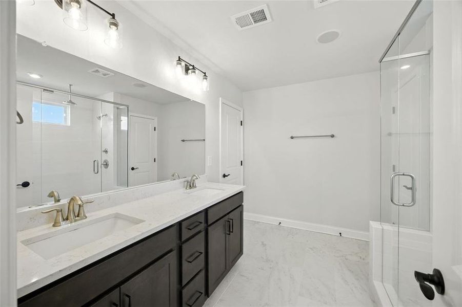 Furnished interior view inside a new home in , Cumming (Image 11).