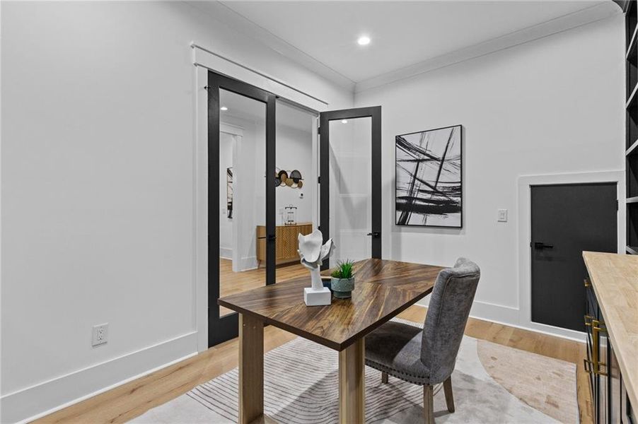 Furnished interior view inside a new home in , Braselton (Image 18). Furnished interior view inside a new home in , Braselton (Image 18).