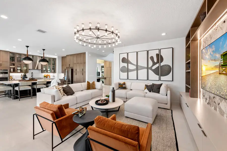 Representative furnished interior of a home built from the Polaris by GL Homes in Apex at Avenir, Palm Beach Gardens (Image 7). Representative furnished interior of a home built from the Polaris by GL Homes in Apex at Avenir, Palm Beach Gardens (Image 7).