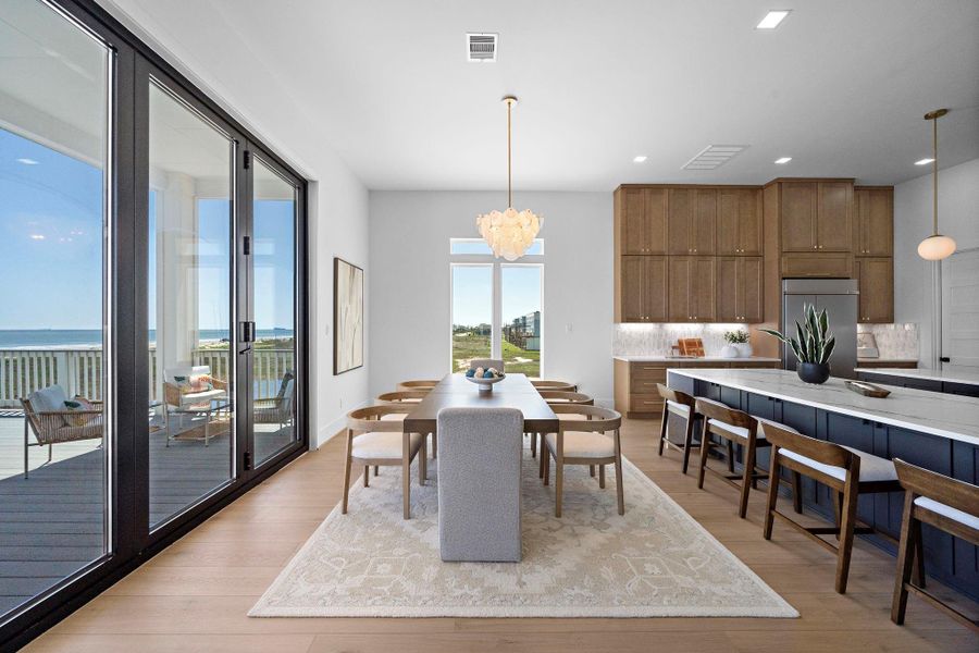 Your dining room can easily accommodate 8-10 guest! Your dining room can easily accommodate 8-10 guest!