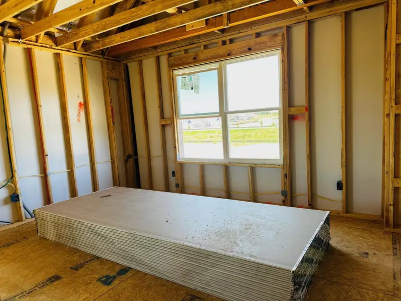 In-progress construction of a new home in Patterson Ranch, Georgetown, TX (Image 7).